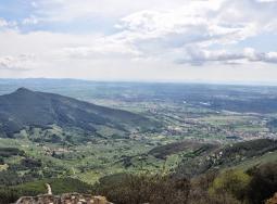 Panorama dal monte serra